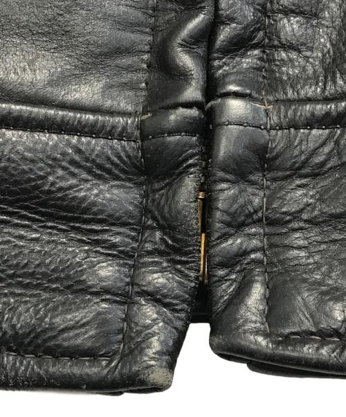 Schott（ショット）Schott (ショット) レザージャケット ブラック サイズ:36の古着・服飾アイテム