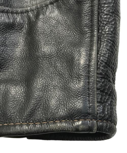 Schott（ショット）Schott (ショット) レザージャケット ブラック サイズ:36の古着・服飾アイテム