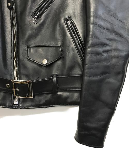 Schott（ショット）Schott (ショット) ダブルライダースジャケット ブラック サイズ:36の古着・服飾アイテム