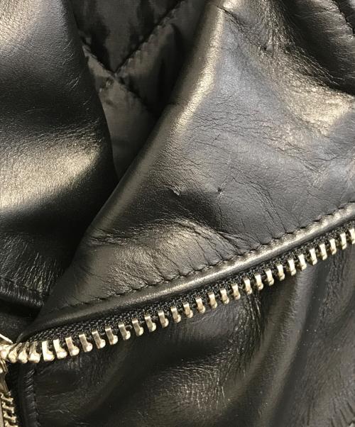 Schott（ショット）Schott (ショット) ダブルライダースジャケット ブラック サイズ:36の古着・服飾アイテム