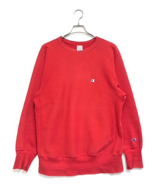 Champion（チャンピオン）Champion (チャンピオン) リバースウィーブスウェット レッド サイズ:Lの古着・服飾アイテム