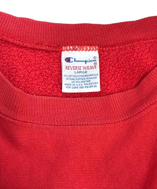 Champion（チャンピオン）Champion (チャンピオン) リバースウィーブスウェット レッド サイズ:Lの古着・服飾アイテム