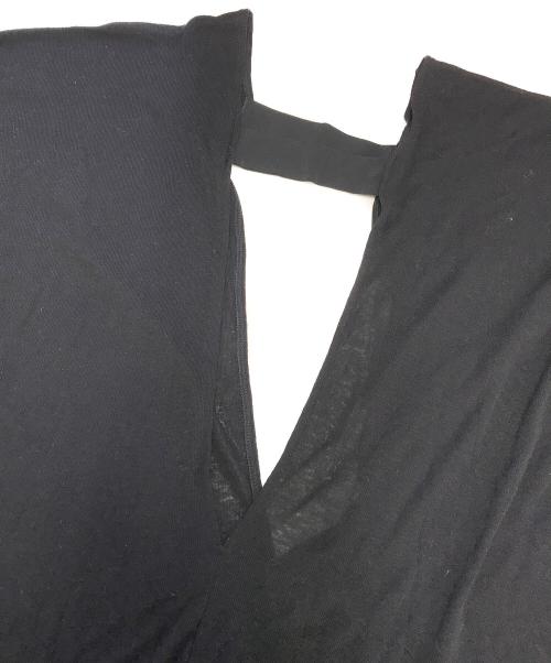 LIMI feu（リミフゥ）LIMI feu (リミフゥ) シアーVネックニット ブラック サイズ:Sの古着・服飾アイテム