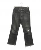LEVI'Sリーバイス）の古着「517 先染めストレッチブラックフレアデニム」｜ブラック