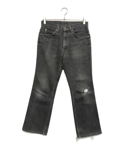 LEVI'S（リーバイス）LEVI'S (リーバイス) 517 先染めストレッチブラックフレアデニム ブラック サイズ:W31 L30の古着・服飾アイテム