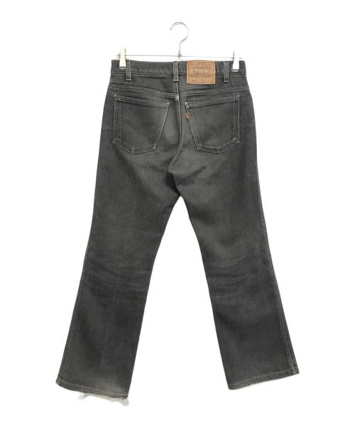 LEVI'S（リーバイス）LEVI'S (リーバイス) 517 先染めストレッチブラックフレアデニム ブラック サイズ:W31 L30の古着・服飾アイテム