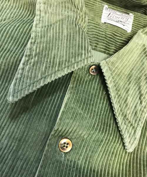VINTAGE（ヴィンテージ）VINTAGE (ヴィンテージ) コーデュロイシャツ カーキ サイズ:L 16-16 1/2の古着・服飾アイテム