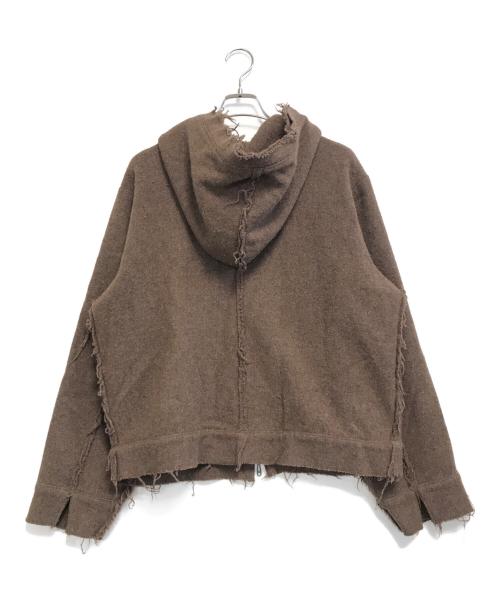 kooi（コーイ）KOOI (コーイ) ダブルジップパーカー カーキ サイズ:1の古着・服飾アイテム