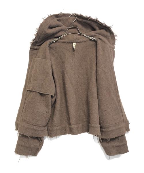 kooi（コーイ）KOOI (コーイ) ダブルジップパーカー カーキ サイズ:1の古着・服飾アイテム