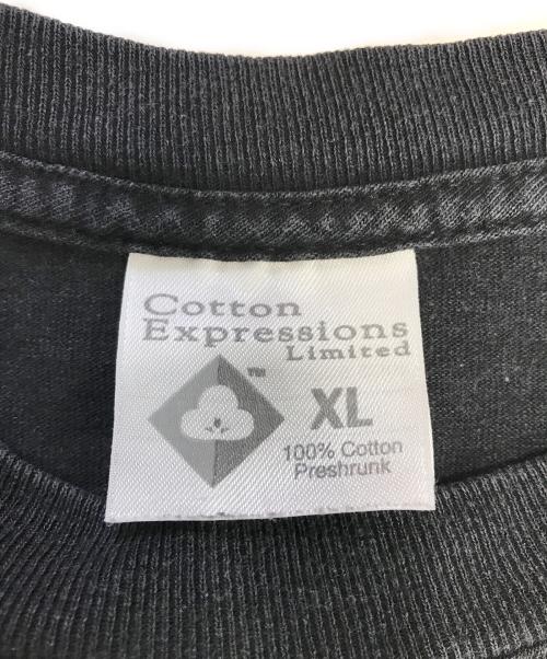 cotton expressions（コットンエクスプレッションズ）cotton expressions (コットンエクスプレッションズ) プリントTシャツ ブラック サイズ:XL　　　の古着・服飾アイテム