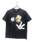 DISNEYディズニー）の古着「両面プリントTシャツ」｜ブラック