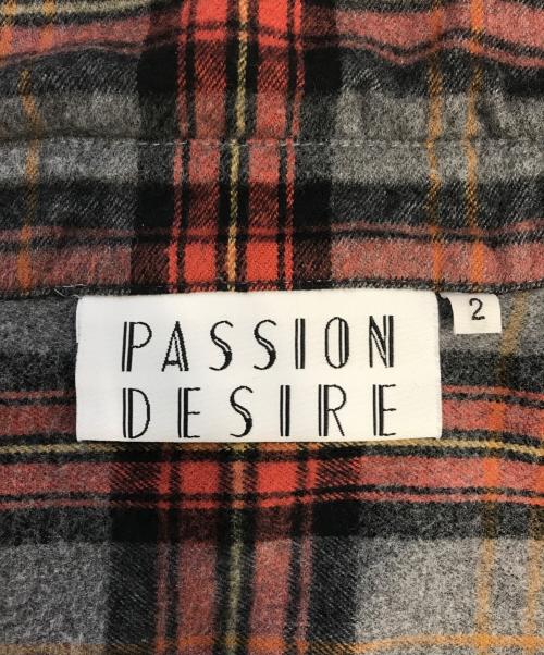 el conductorh（コンダクター）el conductorh (コンダクター) COMBINATION CHECK FLANNEL SHIRT グレー サイズ:Lの古着・服飾アイテム