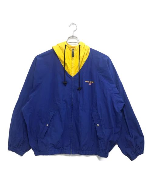 POLO SPORT（ポロスポーツ）POLO SPORT (ポロスポーツ) フーデッドジャケット ブルー サイズ:XXLの古着・服飾アイテム
