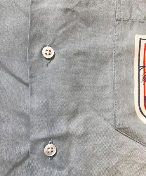 POLO RALPH LAUREN（ポロ・ラルフローレン）POLO RALPH LAUREN (ポロ・ラルフローレン) レーヨン開襟シャツ グレー サイズ:Mの古着・服飾アイテム