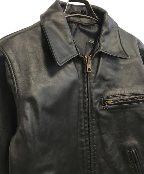 Schott（ショット）Schott (ショット) BNDL シングルライダースジャケット ブラック サイズ:36の古着・服飾アイテム