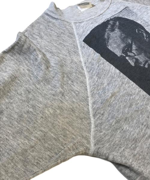 Hanes（ヘインズ）Hanes (ヘインズ) 偉人プリントスウェット グレー サイズ:Lの古着・服飾アイテム
