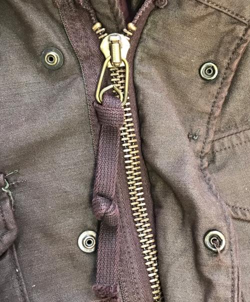 VINTAGE（ヴィンテージ）VINTAGE (ヴィンテージ) Ｍ65後染めフィールドジャケット ブラウン サイズ:表記なしの古着・服飾アイテム