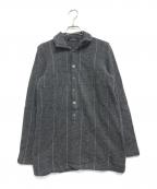 tricot COMME des GARCONSトリココムデギャルソン）の古着「プルオーバーウールシャツ」｜グレー