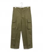 VINTAGE MILITARYヴィンテージ ミリタリー）の古着「FRENCH MILITARY(フランス軍) M-47 カーゴパンツ」｜カーキ