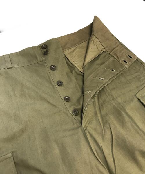 VINTAGE MILITARY（ヴィンテージ ミリタリー）VINTAGE MILITARY (ヴィンテージ ミリタリー) FRENCH MILITARY(フランス軍) M-47 カーゴパンツ カーキ サイズ:23の古着・服飾アイテム