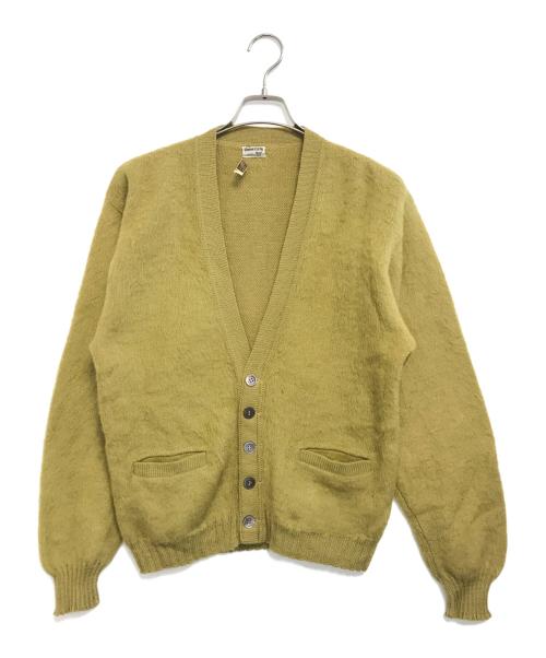 The University Shop（ザ・ユニバ―シティー・ショップ）The University Shop (ザ・ユニバ―シティー・ショップ) モヘア混カーディガン オリーブ サイズ:Mの古着・服飾アイテム