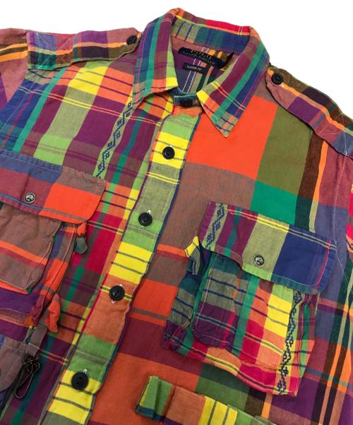 POLO RALPH LAUREN（ポロ・ラルフローレン）POLO RALPH LAUREN (ポロ・ラルフローレン) ユーティリティーオーバーシャツ マルチカラー サイズ:Sの古着・服飾アイテム