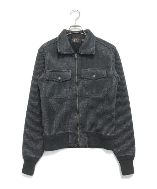 RRL（ダブルアールエル）RRL (ダブルアールエル) ジップアップジャケット ブラック サイズ:XSの古着・服飾アイテム