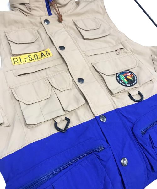 POLO RALPH LAUREN（ポロ・ラルフローレン）POLO RALPH LAUREN (ポロ・ラルフローレン) マルチポケットベスト マルチカラー サイズ:XSの古着・服飾アイテム