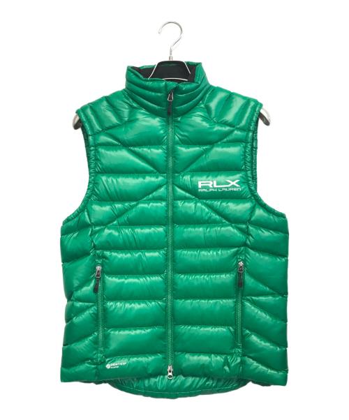 RLX RALPH LAUREN（アールエルエックスラルフローレン）RLX RALPH LAUREN (アールエルエックスラルフローレン) ダウンベスト グリーン サイズ:XSの古着・服飾アイテム