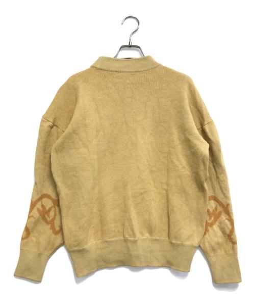 Christian Dior Sports（クリスチャン ディオールスポーツ）Christian Dior Sports (クリスチャン ディオールスポーツ) デザインニット オレンジ サイズ:Lの古着・服飾アイテム