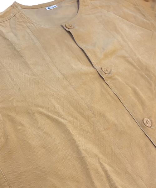 ISSEY MIYAKE（イッセイミヤケ）ISSEY MIYAKE (イッセイミヤケ) コーデュロイワンピース 黄緑 サイズ:M~Lの古着・服飾アイテム