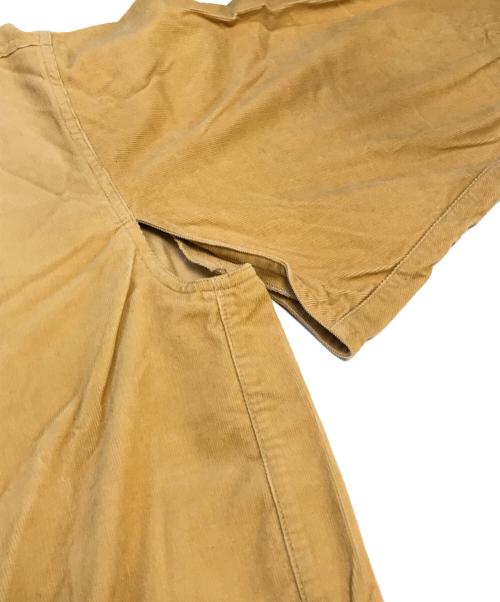 ISSEY MIYAKE（イッセイミヤケ）ISSEY MIYAKE (イッセイミヤケ) コーデュロイワンピース 黄緑 サイズ:M~Lの古着・服飾アイテム