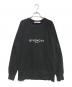 GIVENCHY（ジバンシィ）の古着「ヴィンテージロゴスウェット」｜ブラック