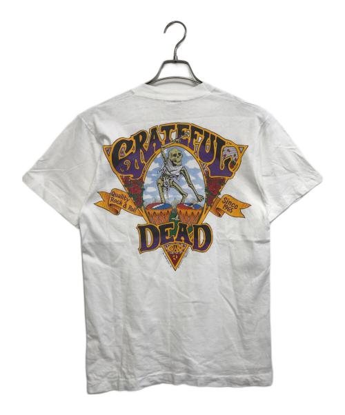 バンドTシャツ（バンドTシャツ）バンドTシャツ (バンドTシャツ) 90s GREATFUL DEAD(グレイトフルデット) バンドTシャツ ホワイト サイズ:Mの古着・服飾アイテム