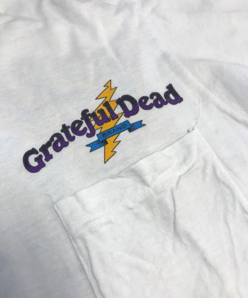 バンドTシャツ（バンドTシャツ）バンドTシャツ (バンドTシャツ) 90s GREATFUL DEAD(グレイトフルデット) バンドTシャツ ホワイト サイズ:Mの古着・服飾アイテム