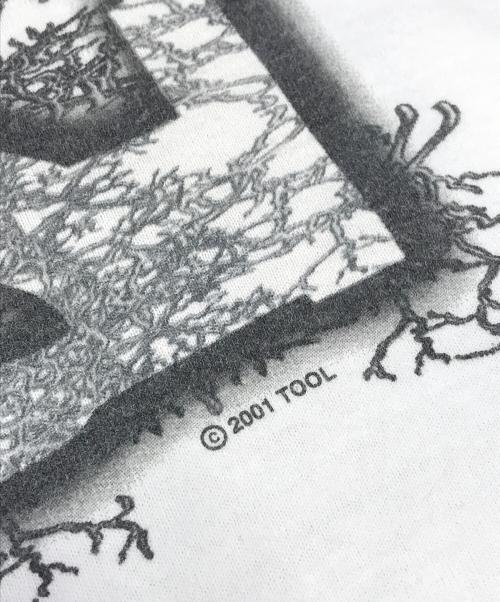 バンドTシャツ（バンドTシャツ）バンドTシャツ (バンドTシャツ) 00s TOOL(トゥール) バンドTシャツ ホワイト サイズ:Lの古着・服飾アイテム