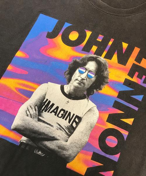 バンドTシャツ（バンドTシャツ）バンドTシャツ (バンドTシャツ) 90s JOHN LENON(ジョン・レノン) バンドTシャツ ブラック サイズ:Lの古着・服飾アイテム