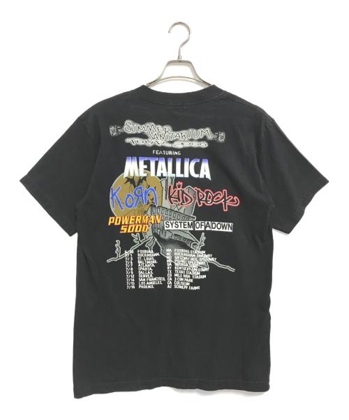 バンドTシャツ（バンドTシャツ）バンドTシャツ (バンドTシャツ) 00s METALICA(メタリカ) バンドTシャツ ブラック サイズ:Lの古着・服飾アイテム