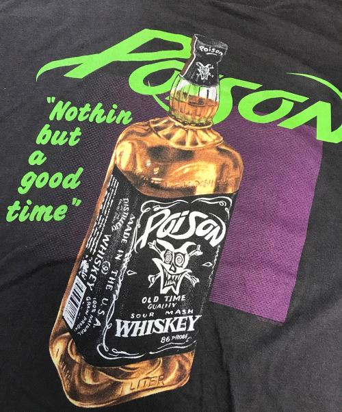 バンドTシャツ（バンドTシャツ）バンドTシャツ (バンドTシャツ) 80s POISON(ポイズン) バンドTシャツ ブラック サイズ:XL　　　の古着・服飾アイテム