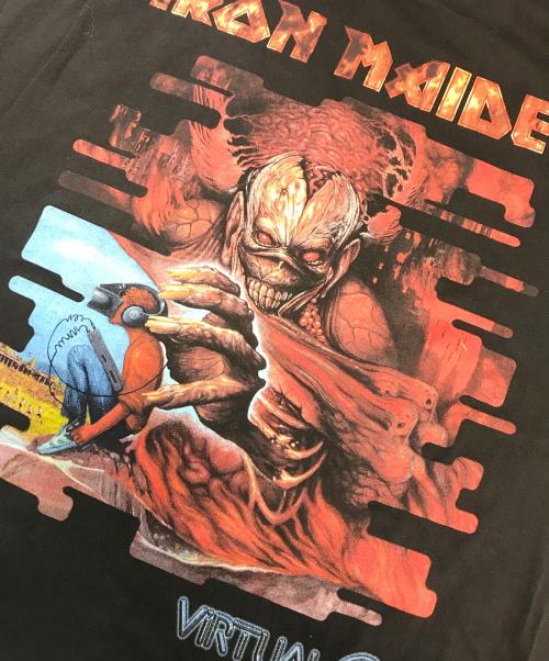 バンドTシャツ（バンドTシャツ）バンドTシャツ (バンドTシャツ) 90s  IRON MAIDEN(アイアン・メイデン) バンドTシャツ ブラック サイズ:XL　　　の古着・服飾アイテム