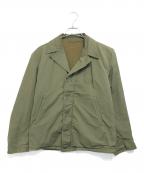 VINTAGE MILITARYヴィンテージ ミリタリー）の古着「U'S NAVY N-4デッキジャケット」｜カーキ