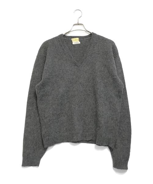 VINTAGE（ヴィンテージ）VINTAGE (ヴィンテージ) モヘアニット グレー サイズ:Lの古着・服飾アイテム