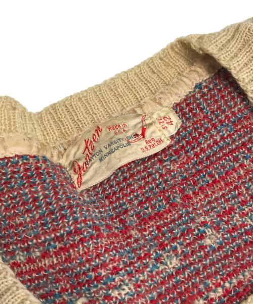 JANTZEN（ジャンセン）JANTZEN (ジャンセン) ニット ベージュ サイズ:42の古着・服飾アイテム