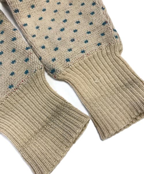 JANTZEN（ジャンセン）JANTZEN (ジャンセン) ニット ベージュ サイズ:42の古着・服飾アイテム