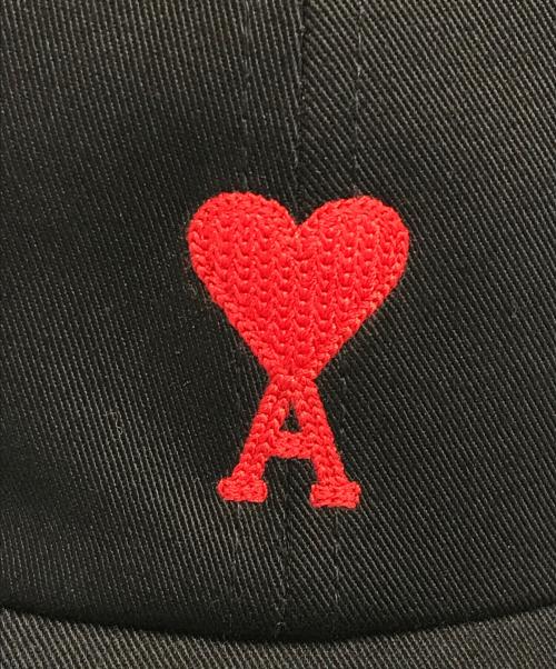 AMI Alexandre Mattiussi（アミアレクサンドルマテュッシ）AMI Alexandre Mattiussi (アミアレクサンドルマテュッシ) キャップ ブラック サイズ:表記なしの古着・服飾アイテム