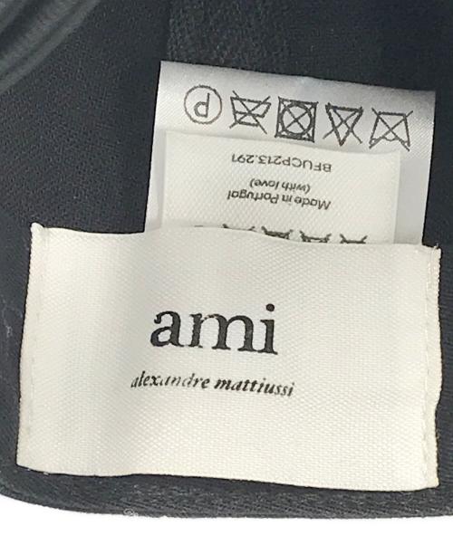 AMI Alexandre Mattiussi（アミアレクサンドルマテュッシ）AMI Alexandre Mattiussi (アミアレクサンドルマテュッシ) キャップ ブラック サイズ:表記なしの古着・服飾アイテム