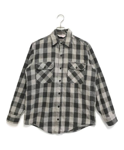 FROSTPROOF（フロントプルーフ）FROSTPROOF (フロントプルーフ) ネルシャツ ブラック サイズ:Mの古着・服飾アイテム