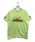 キャラクターTシャツキャラクターTシャツ）の古着「キャラクターTシャツ」｜黄緑