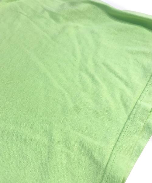 キャラクターTシャツ（キャラクターTシャツ）キャラクターTシャツ (キャラクターTシャツ) キャラクターTシャツ 黄緑 サイズ:Lの古着・服飾アイテム