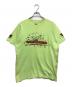 キャラクターTシャツ（キャラクターTシャツ）の古着「キャラクターTシャツ」｜黄緑